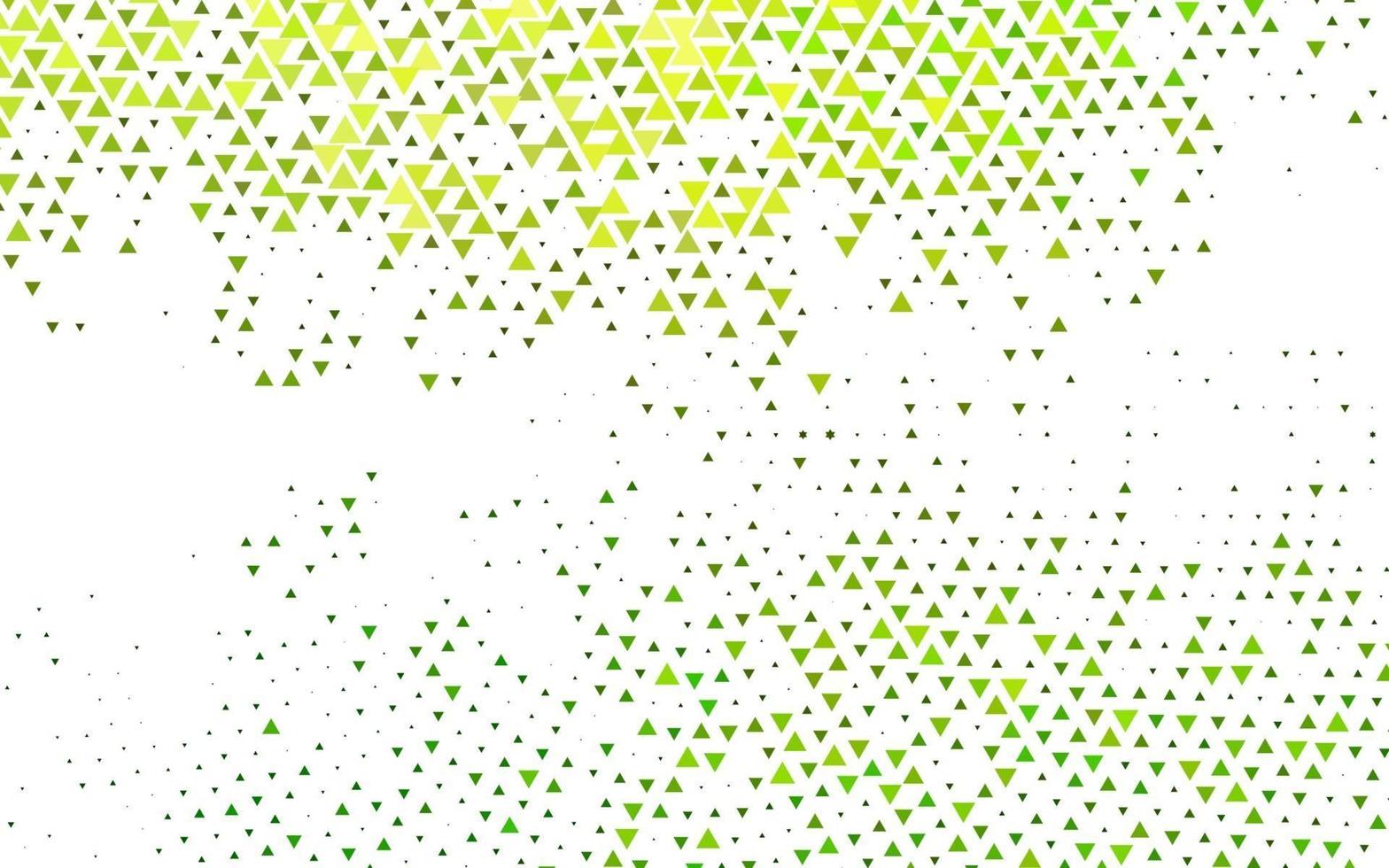 Light Green vector cover in polygonal style.