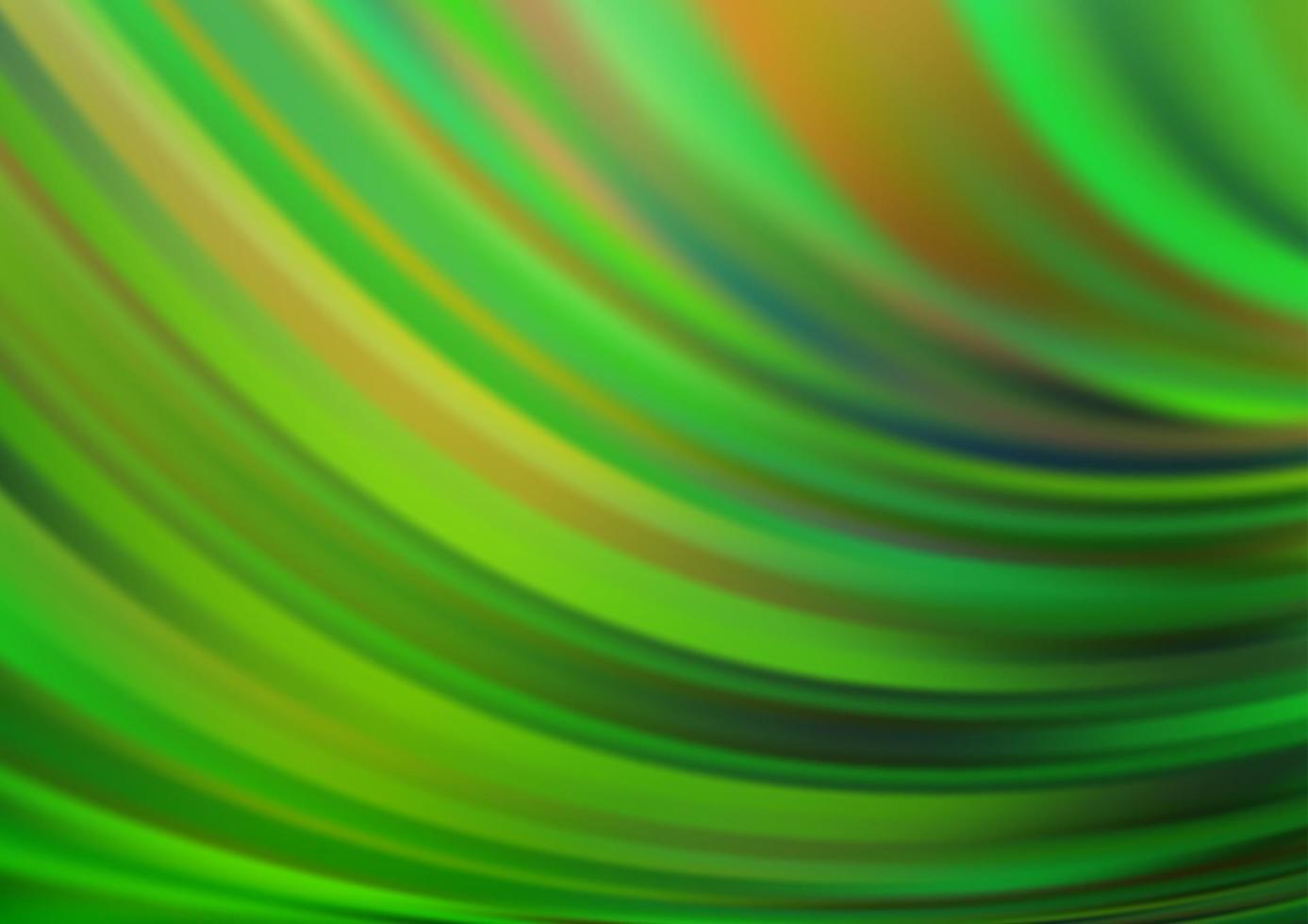 plantilla de vector verde claro con líneas abstractas.