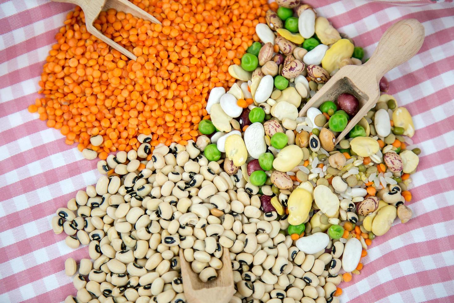 Healthy Vegetarian Raw Food Legumes photo