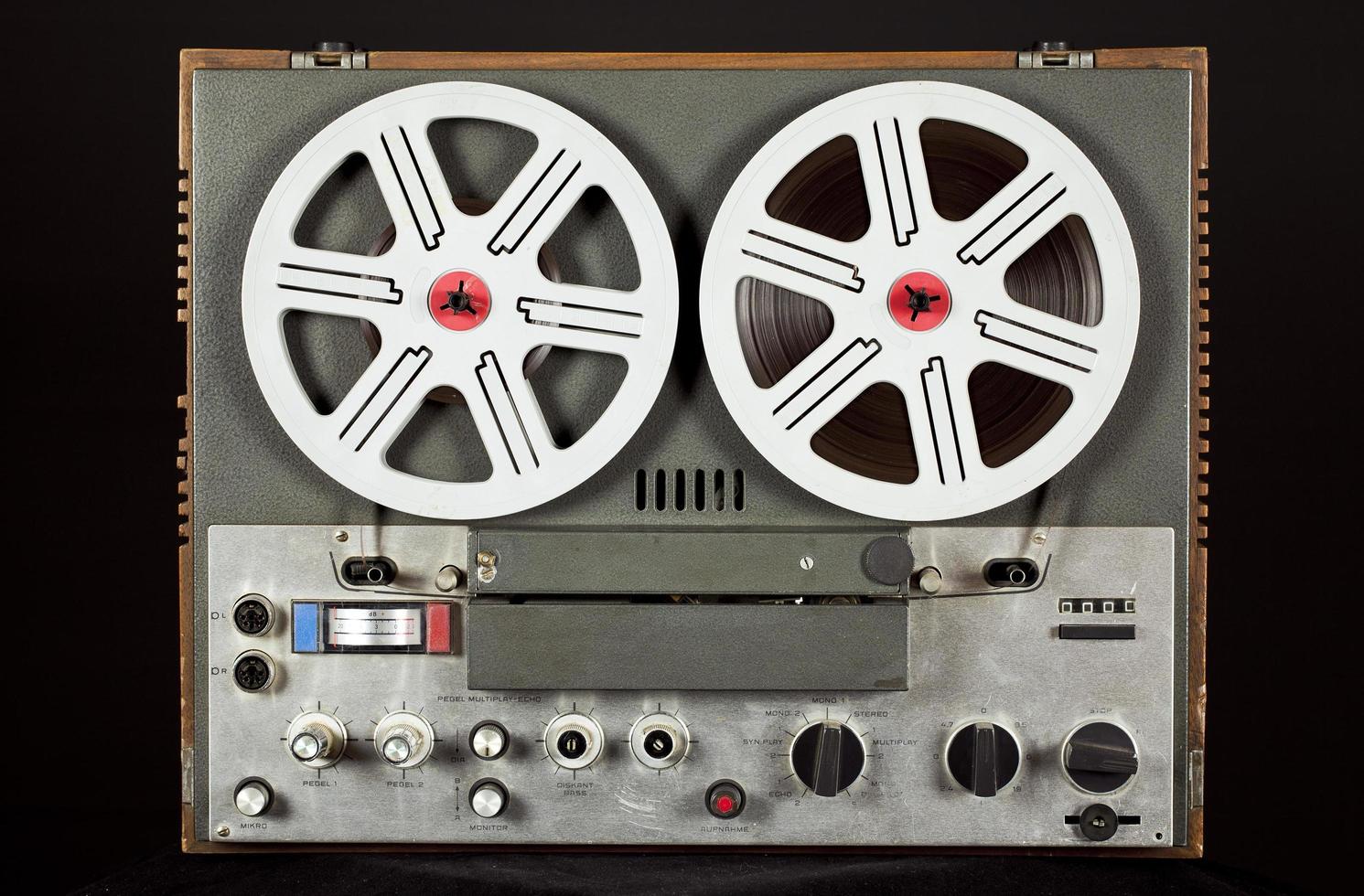 Vintage Analog Retro Tape Recorder photo