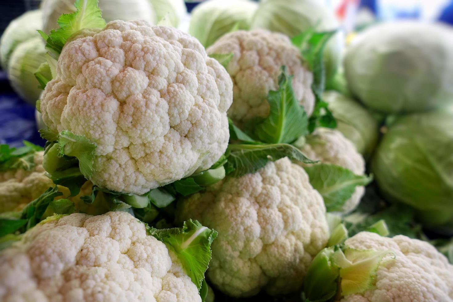 Healthy and Organic Vegetable Cauliflower photo