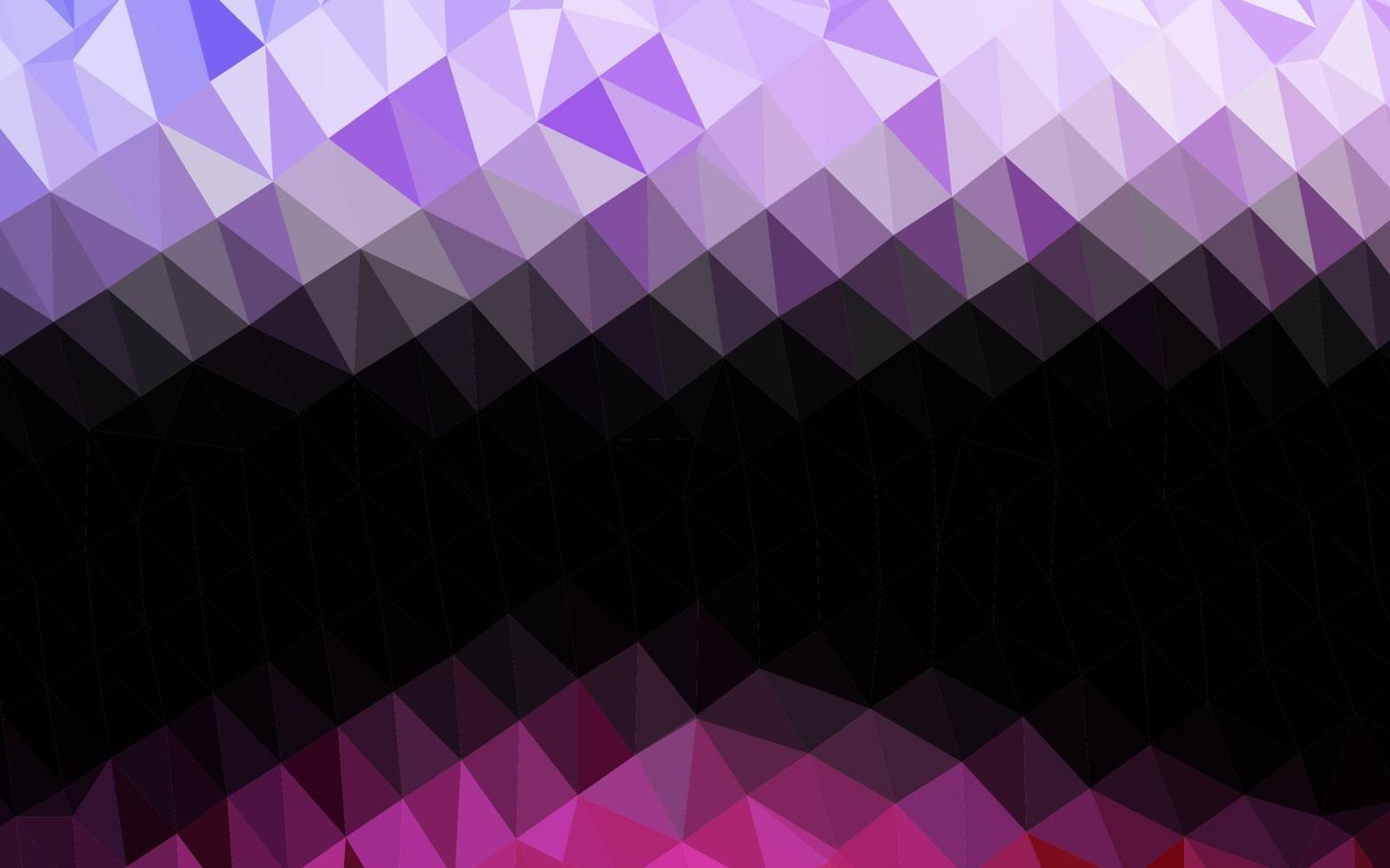 cubierta poligonal abstracta de vector rosa claro, azul.