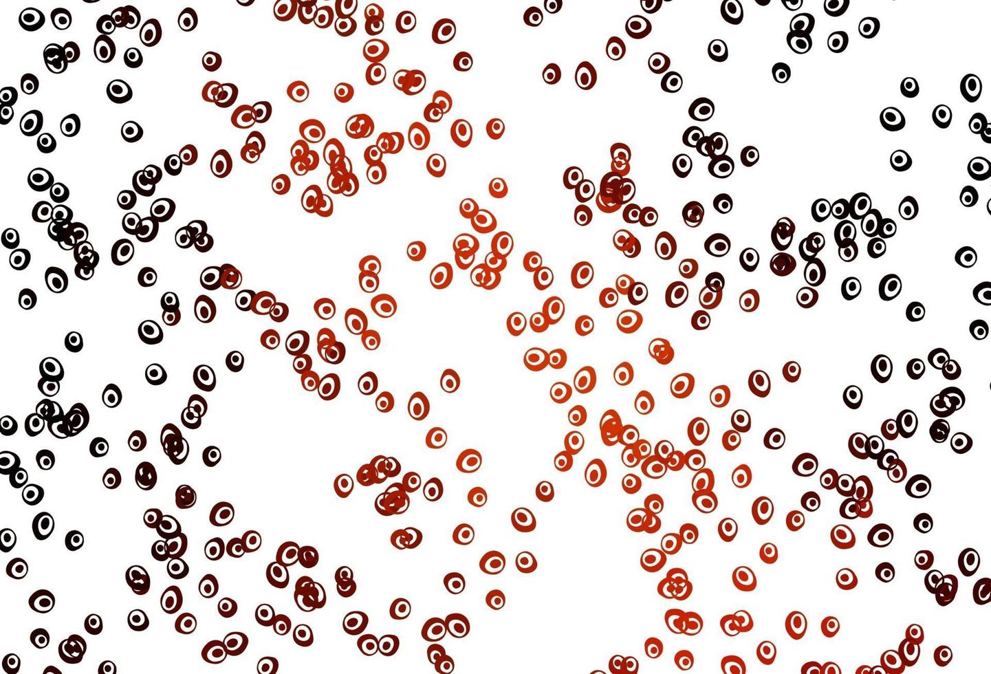 Light Red vector pattern with spheres.