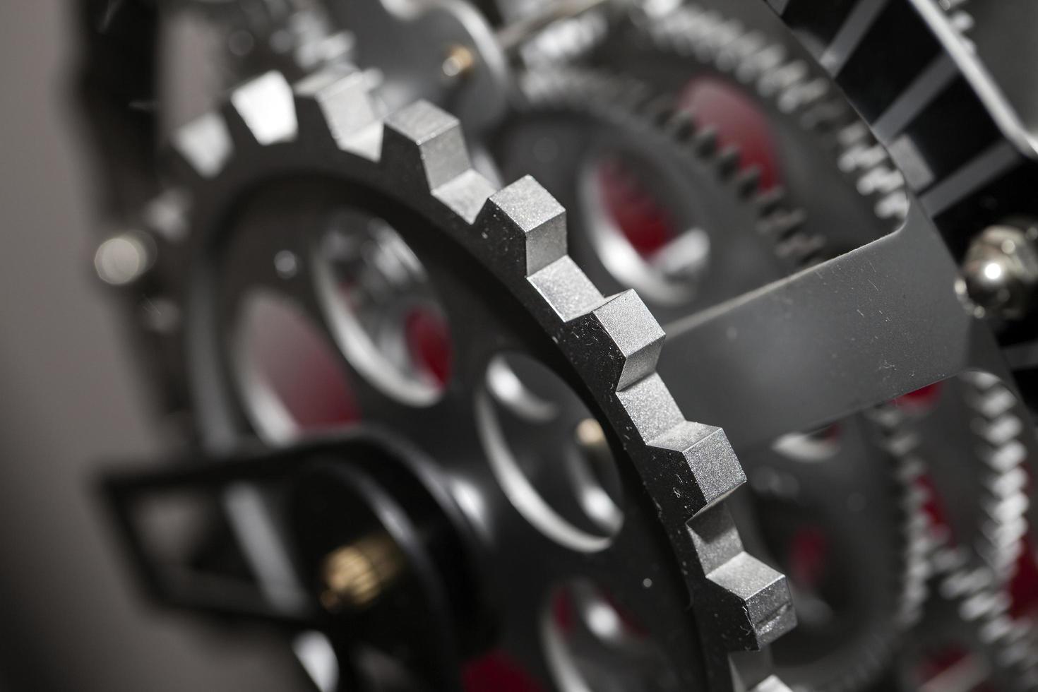 Abstract Grunge Retro Clock Gears Background photo