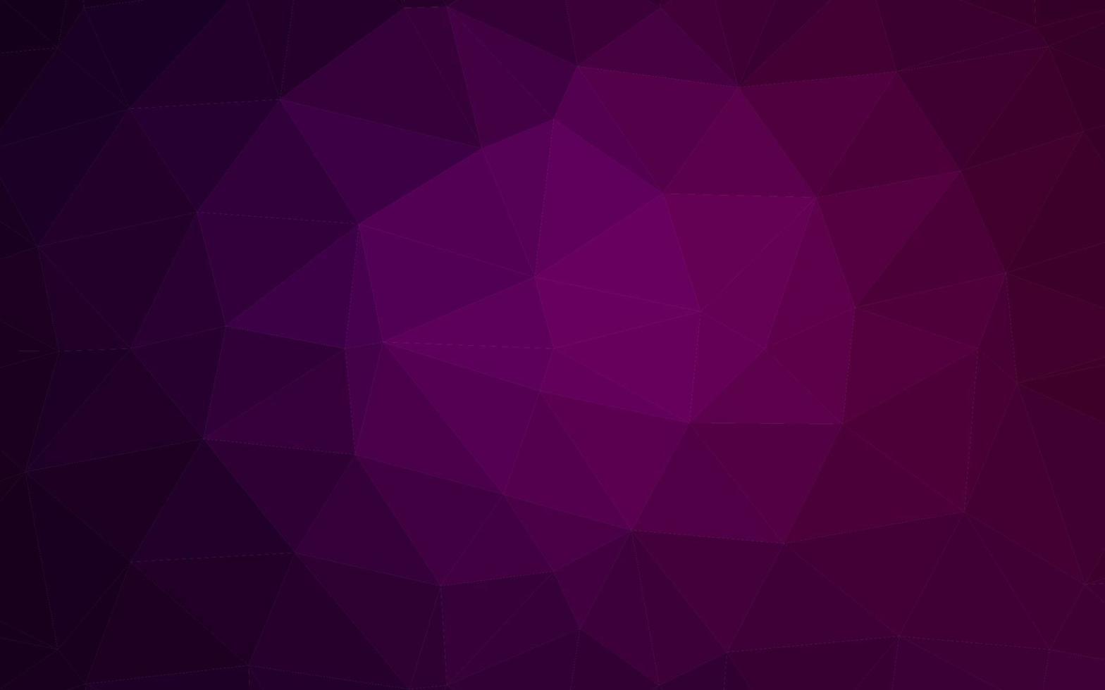 Dark Purple vector triangle mosaic template.