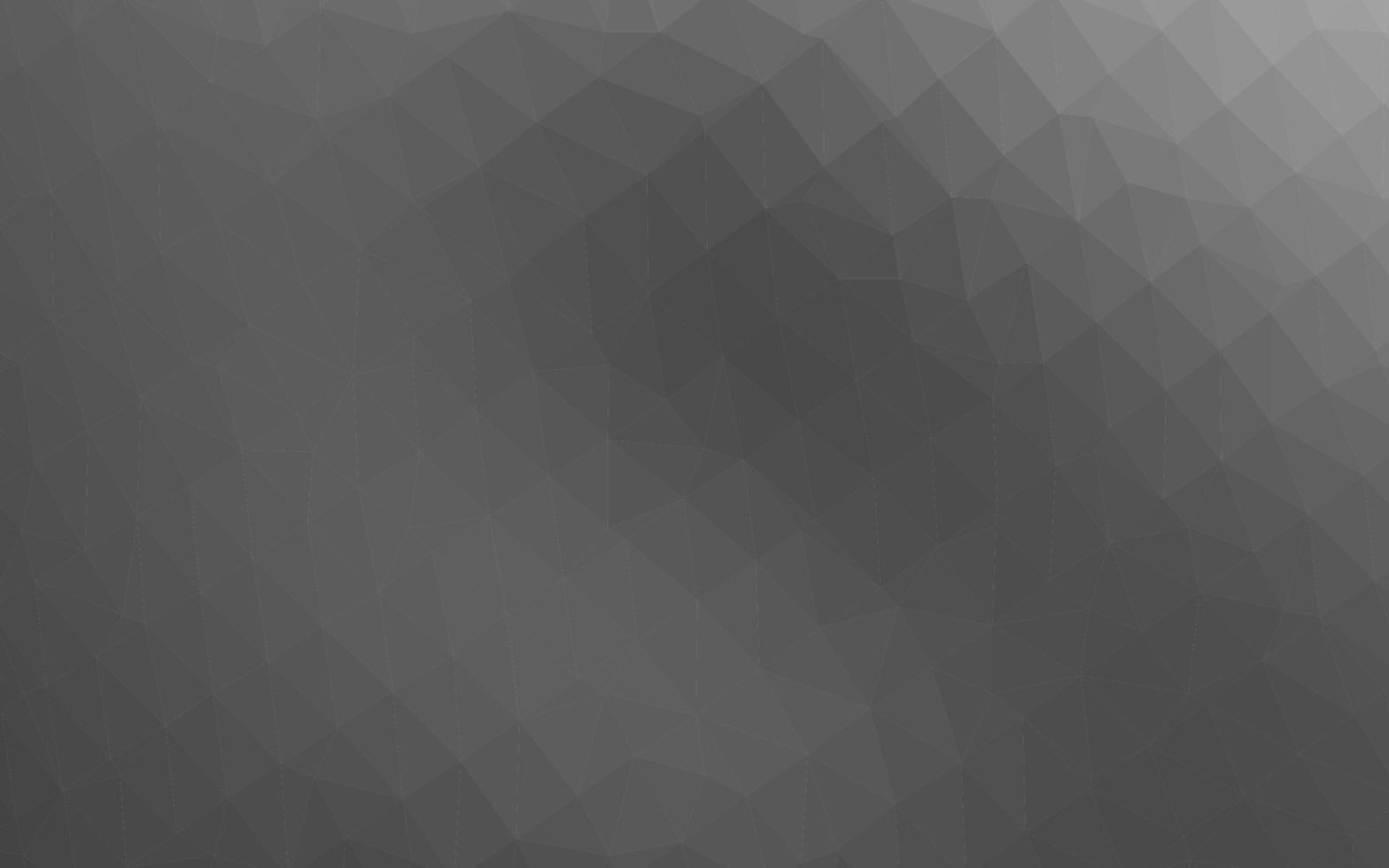 Light Silver, Gray vector polygon abstract layout.