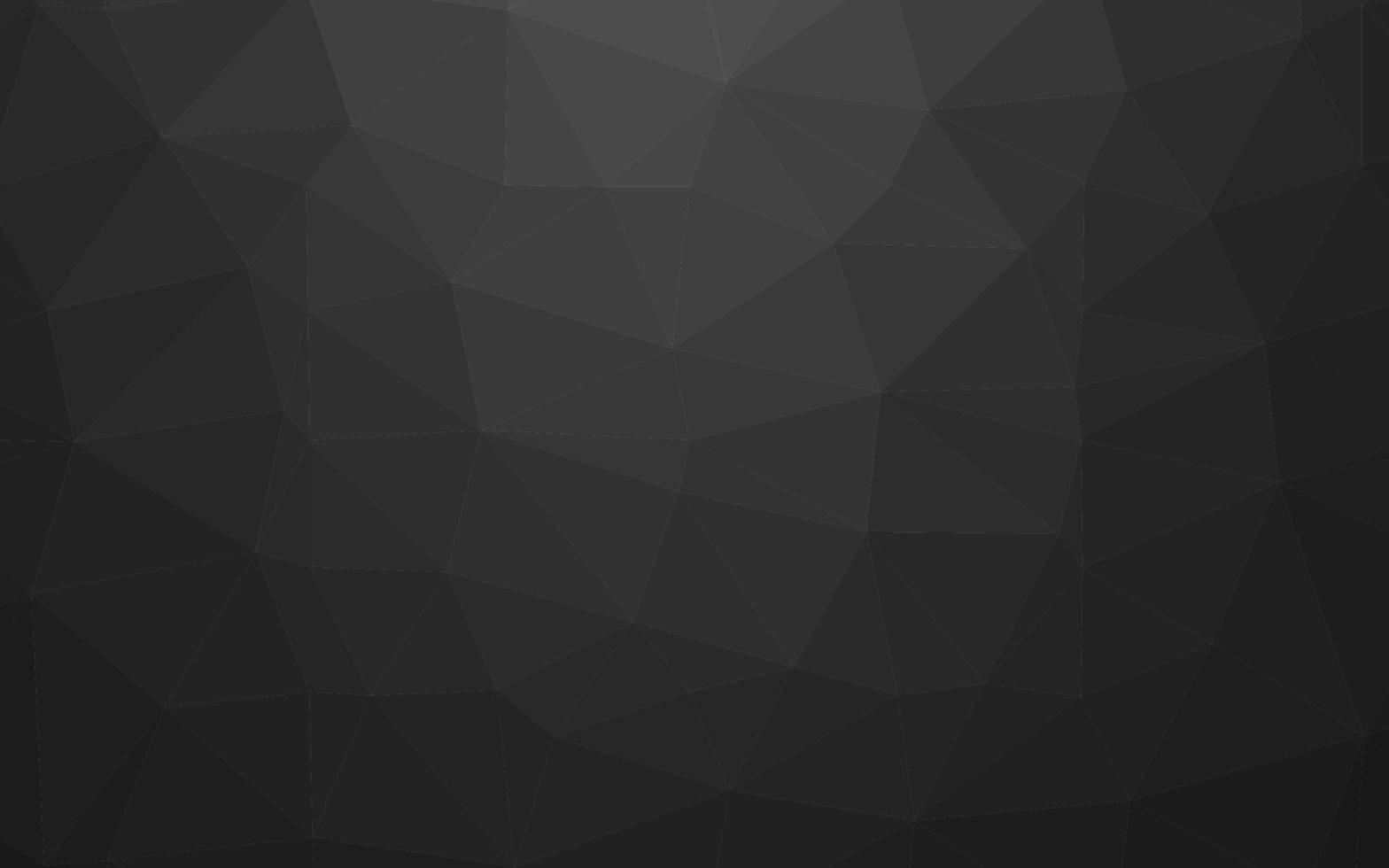 Dark Silver, Gray vector polygonal pattern.