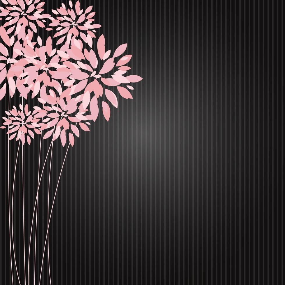 Stylish Floral Background Vector Illustration