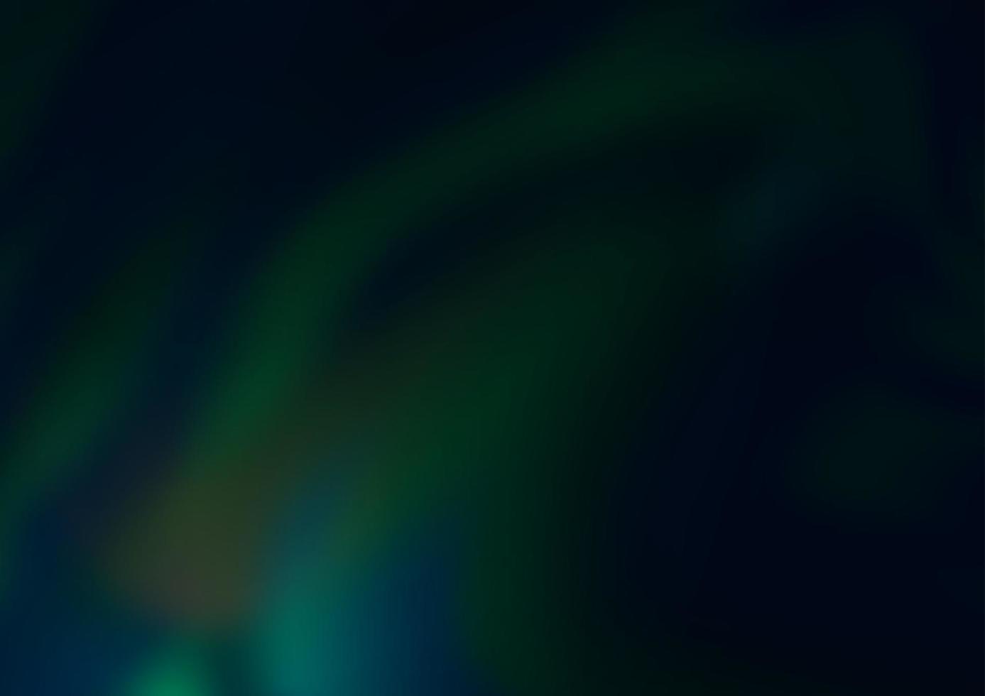 Dark Green vector glossy bokeh pattern.