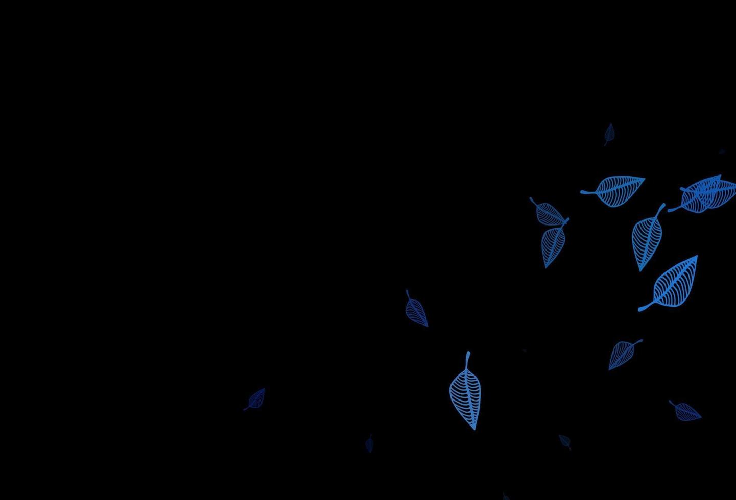 Dark BLUE vector sketch background.