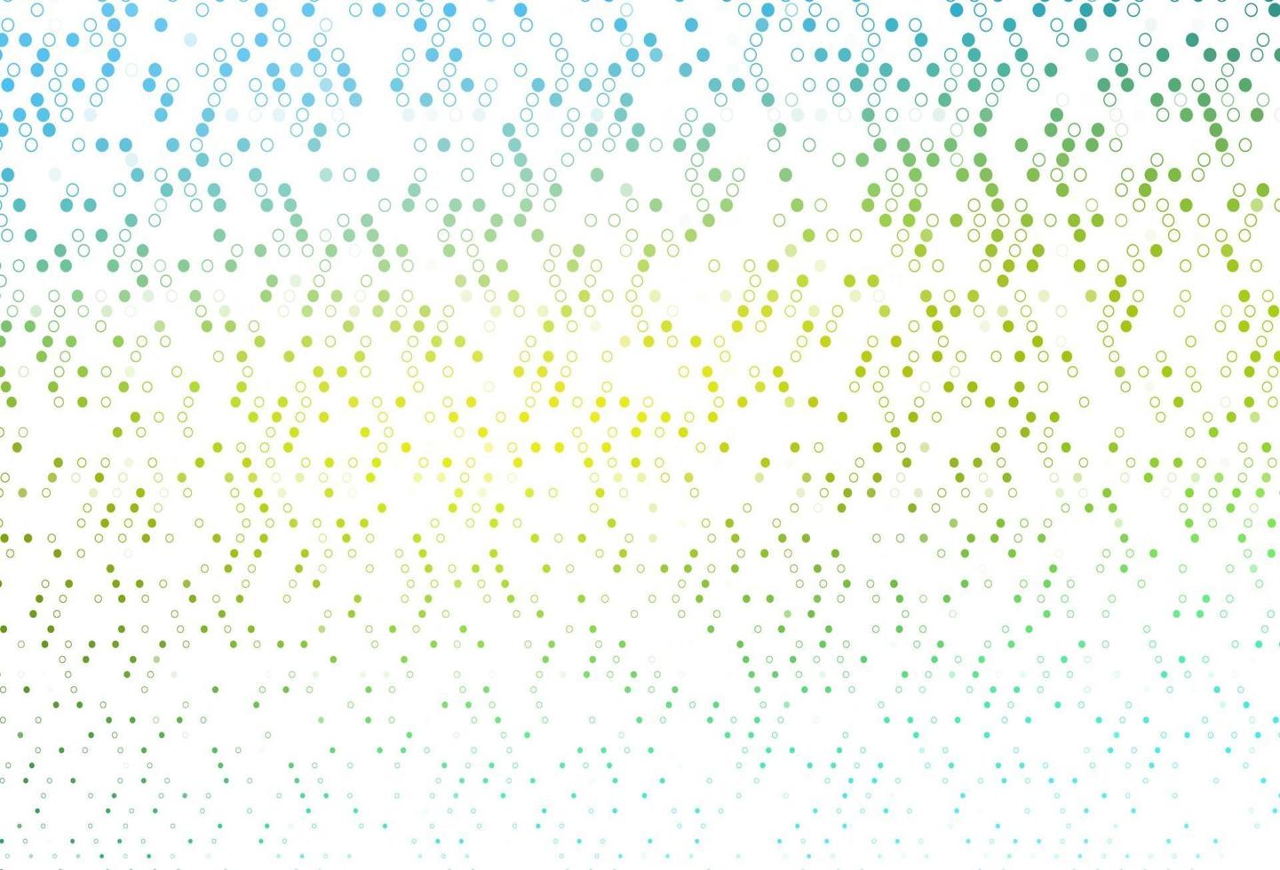 Light Blue, Yellow vector backdrop with dots.