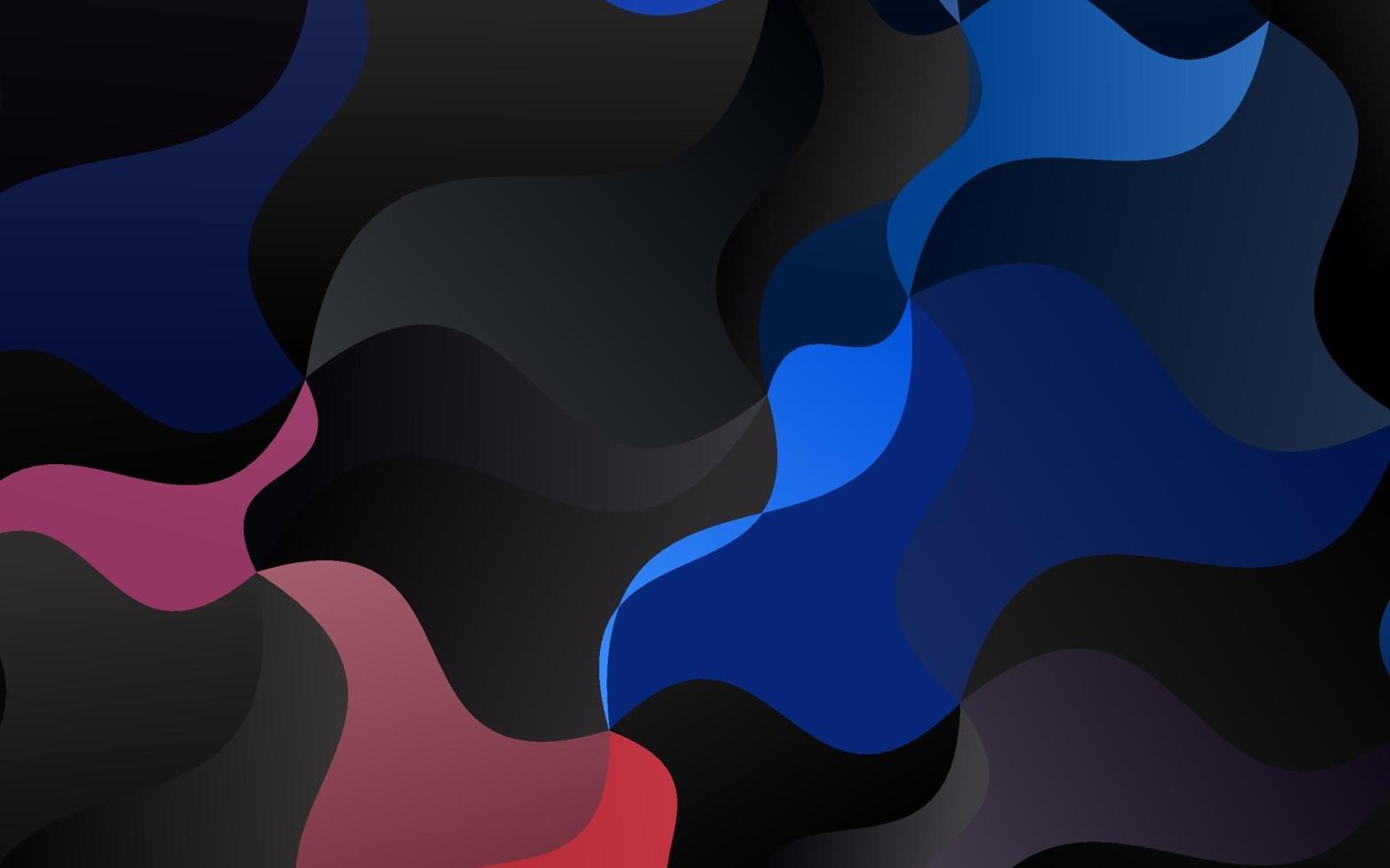 Light Blue, Red vector template with liquid shapes.