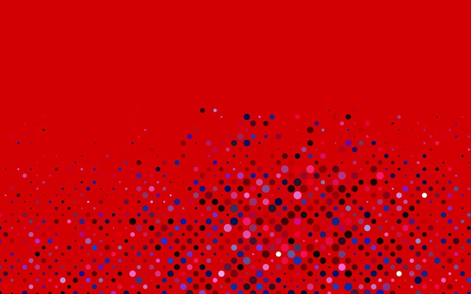 Light Blue, Red vector background with bubbles.