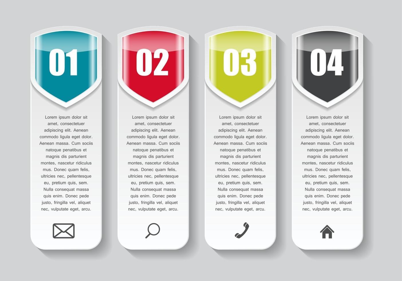 Infographic Templates for Business vector