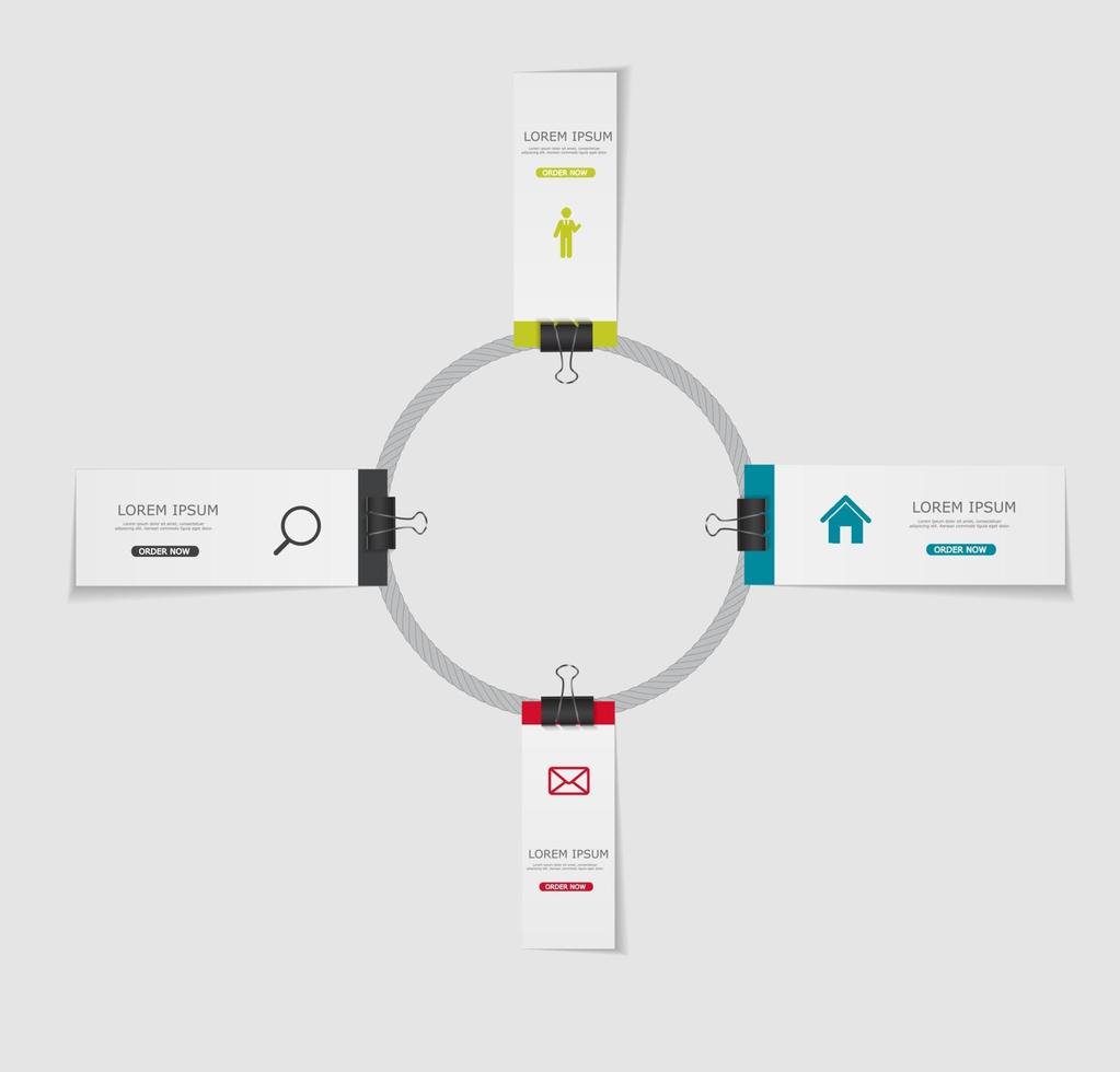 Infographic Templates for Business vector