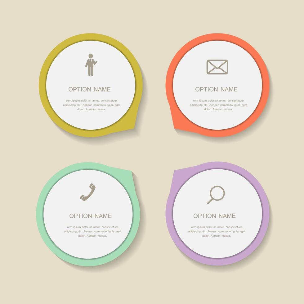 Infographic Templates for Business vector