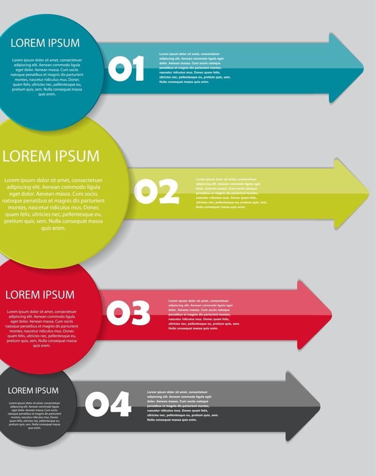 plantillas infográficas para empresas vector