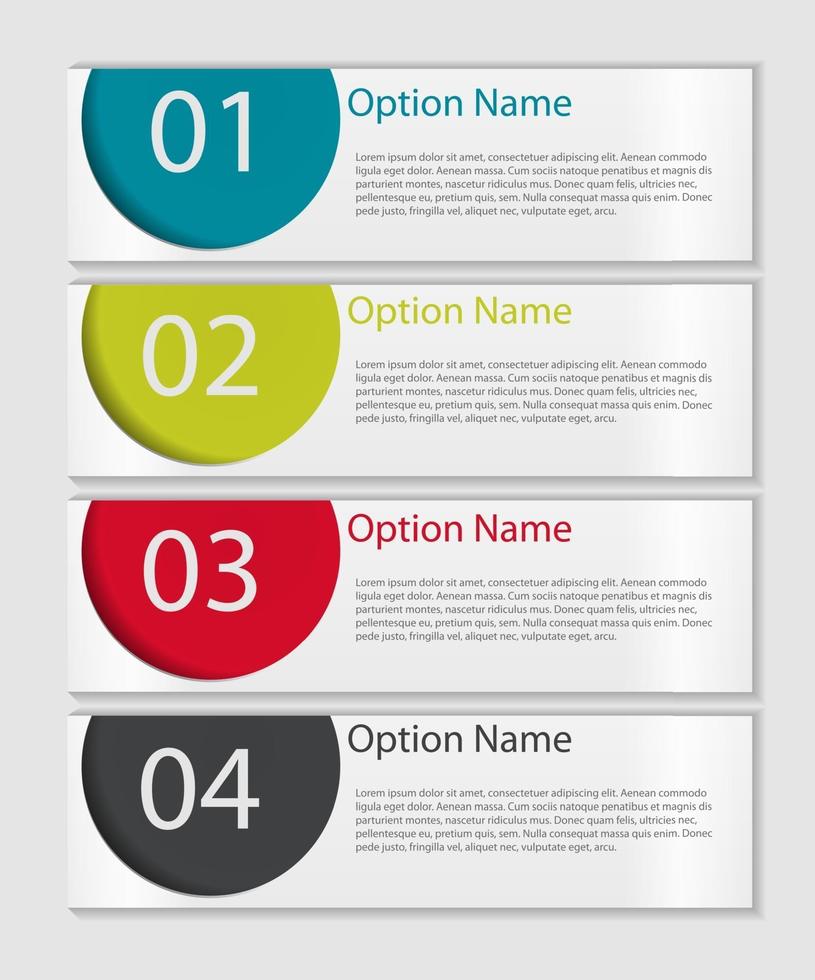 Infographic Templates for Business vector