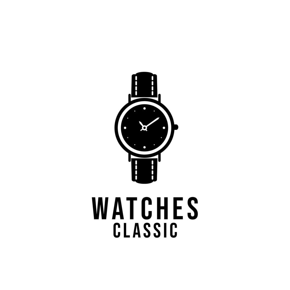 Watch classic logo icon design vector