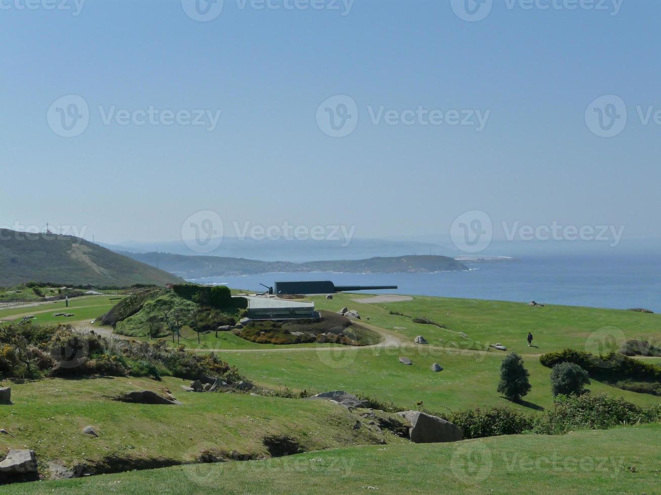 monte san pedro en la coruña - españa foto