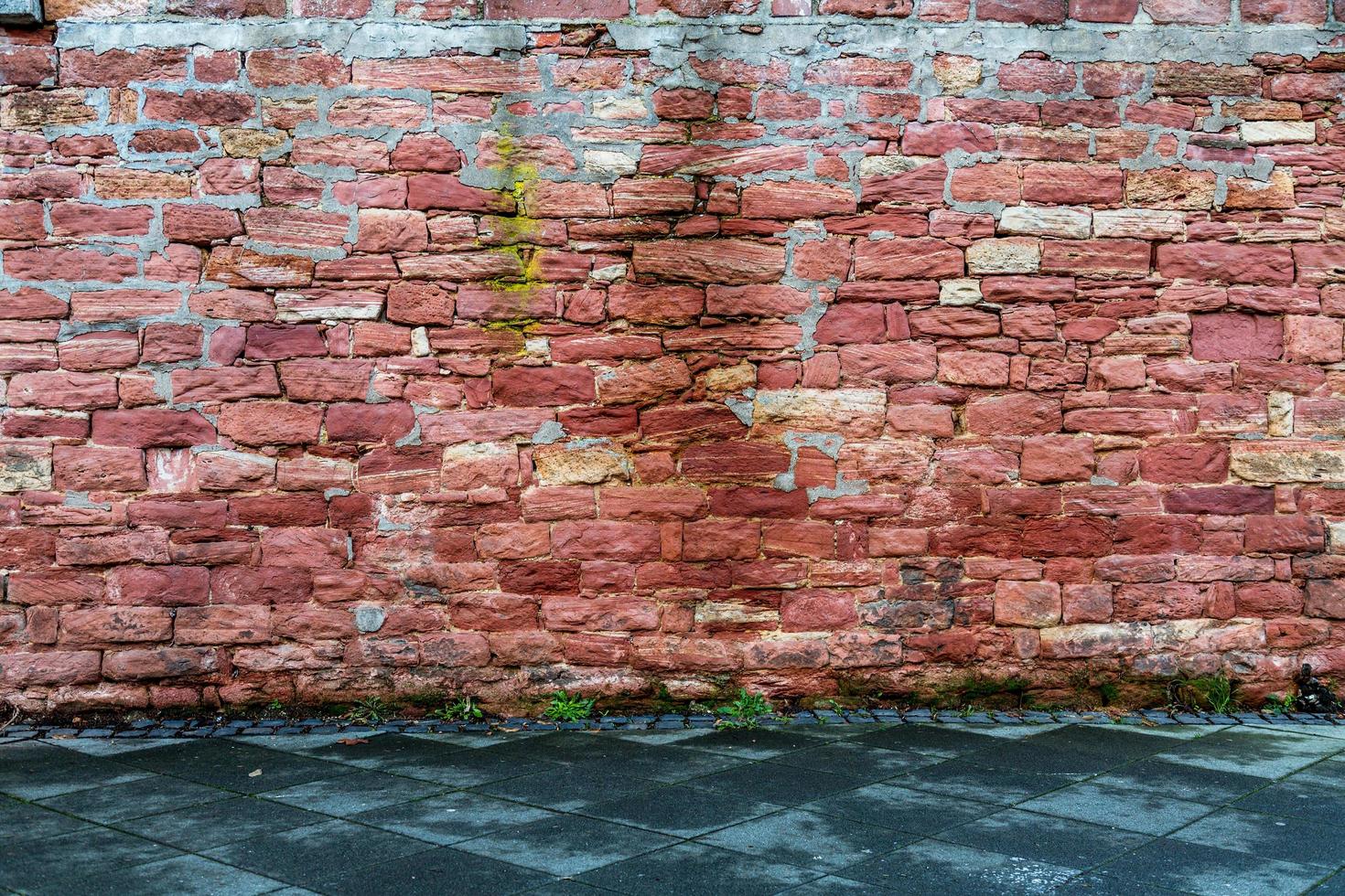 Textura de fondo de pared de ladrillo de piedra grunge foto