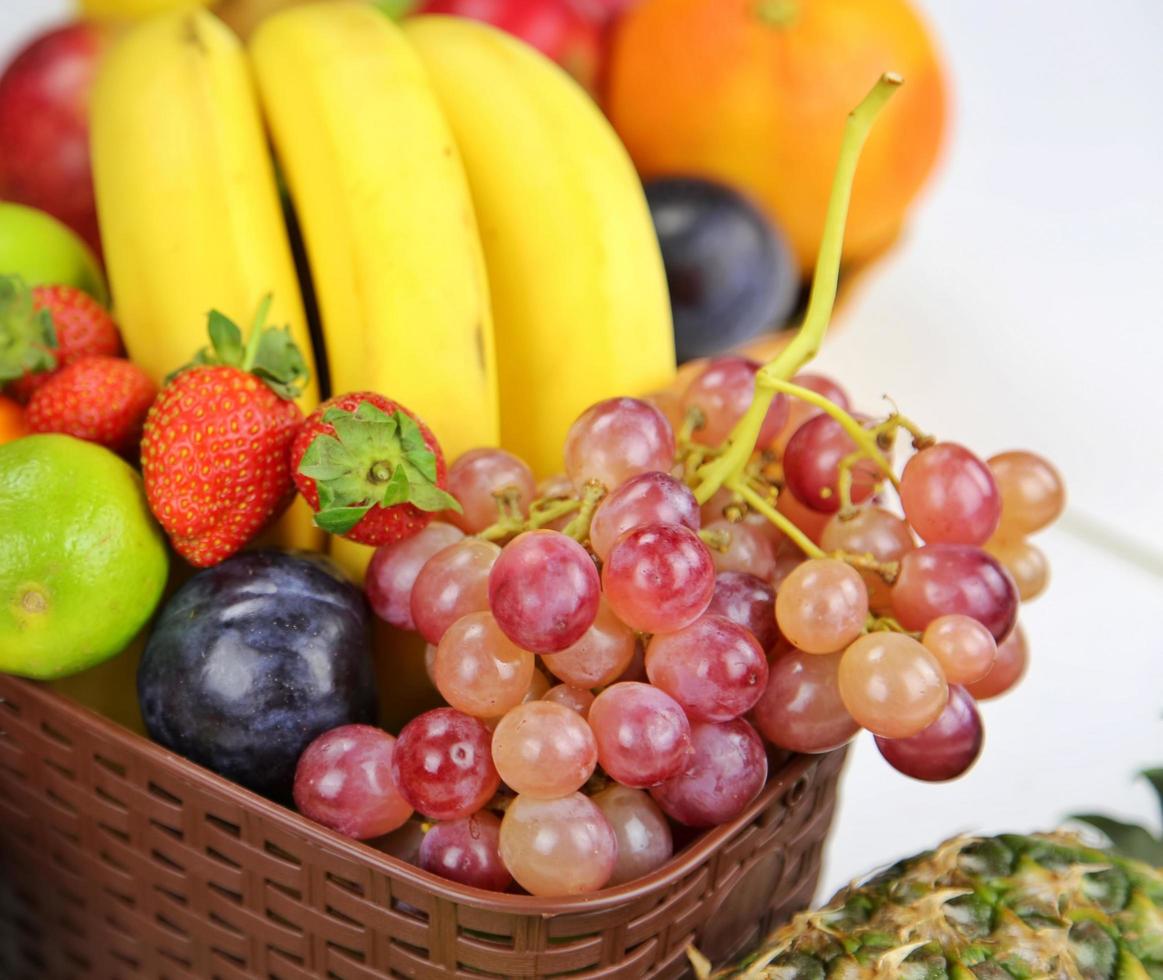 Mix of Vegetarian Organic Food Fruits photo