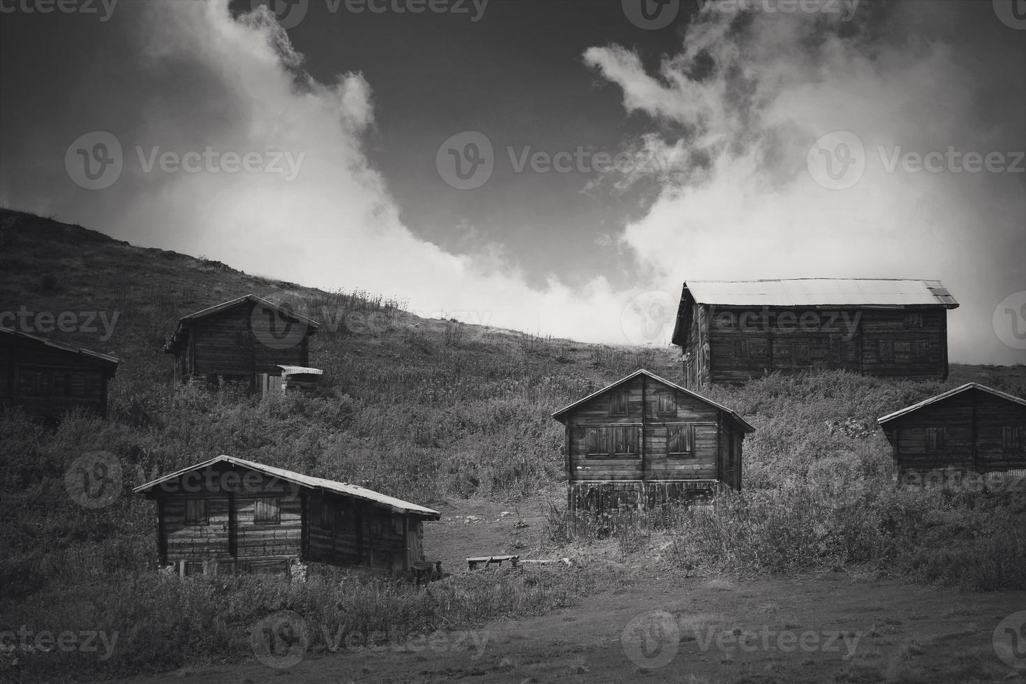 Turkey, Rize, Sal Plateau - Plateau Houses Landscape photo