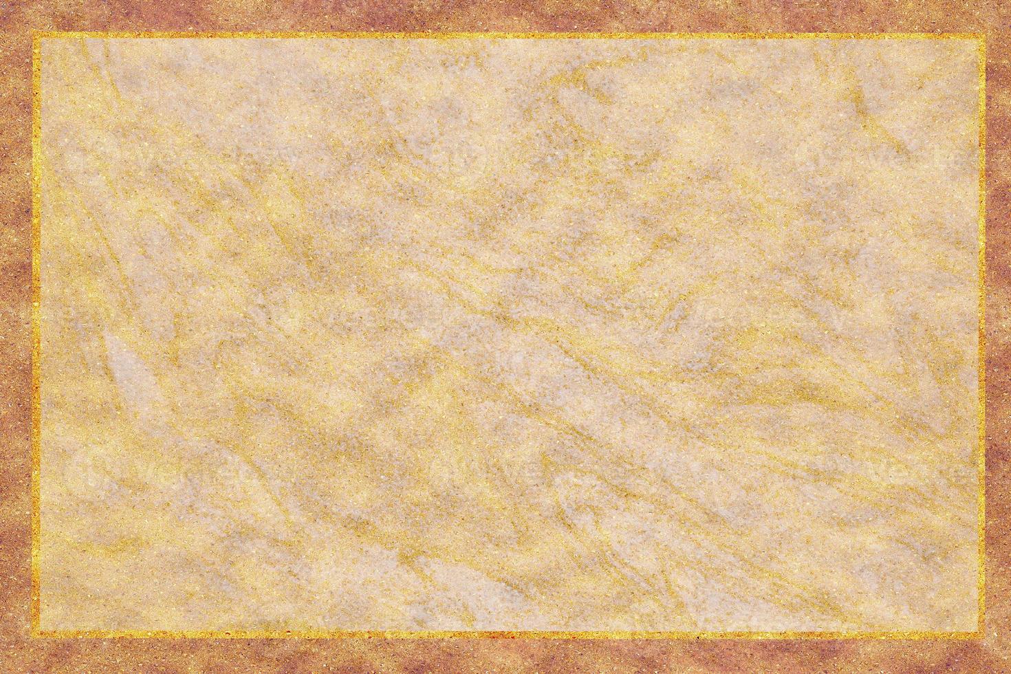 Gold border and cream gold granite texture photo