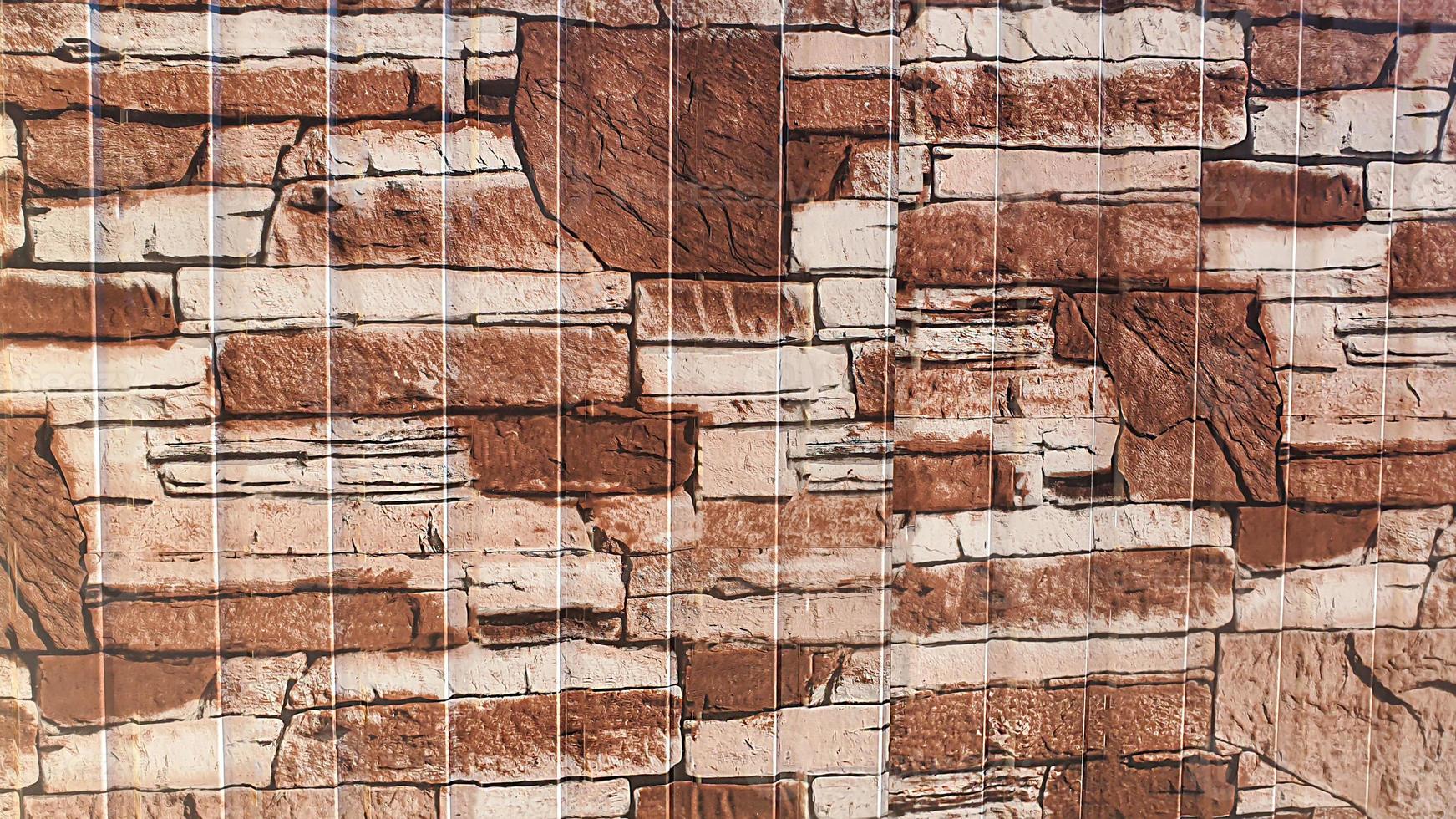 Wall and floor masonry. Various stone textures. photo