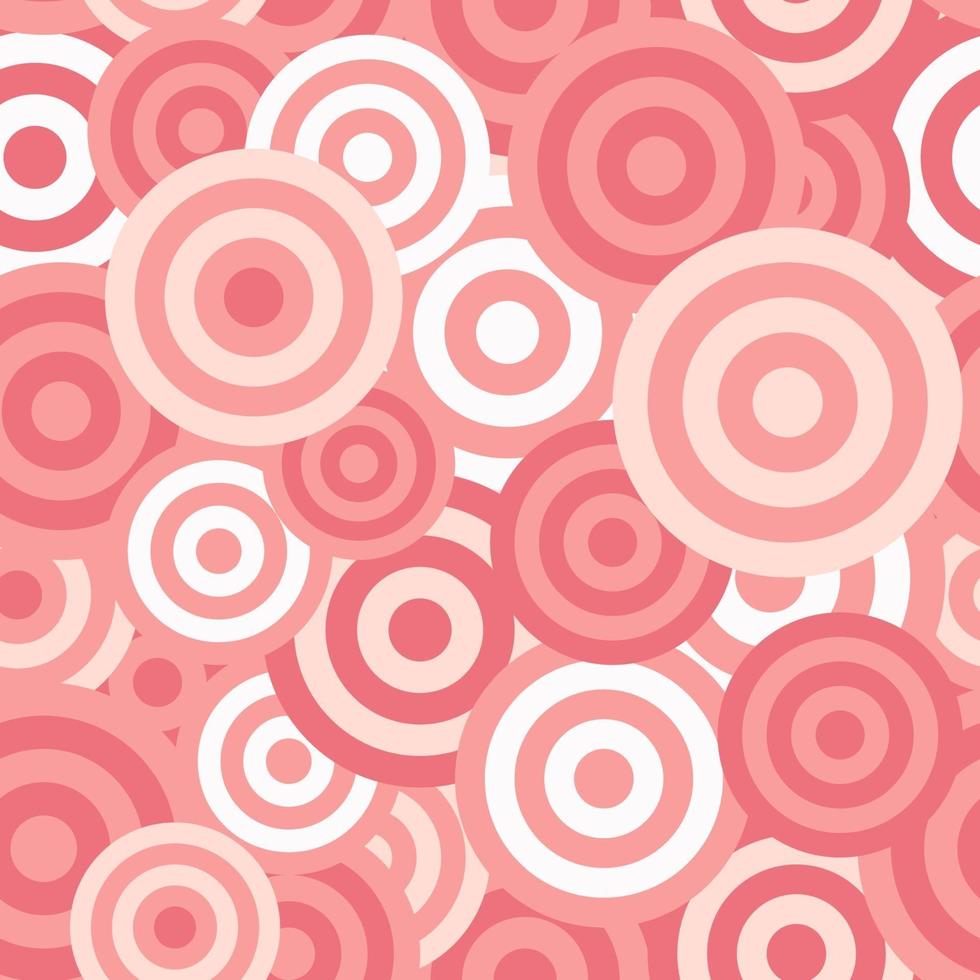 Hypnotic Seamless Pattern Background. Vector Illustration