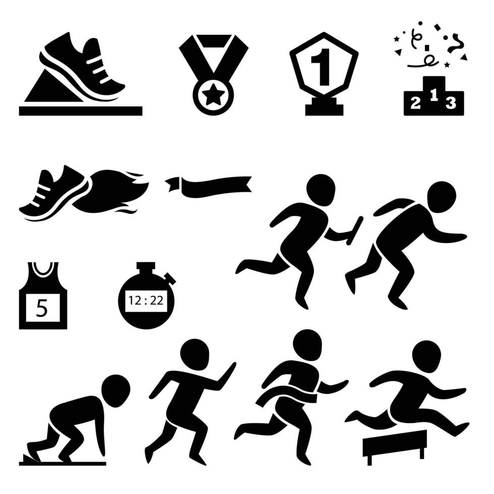 isolated sport.runner icon vector