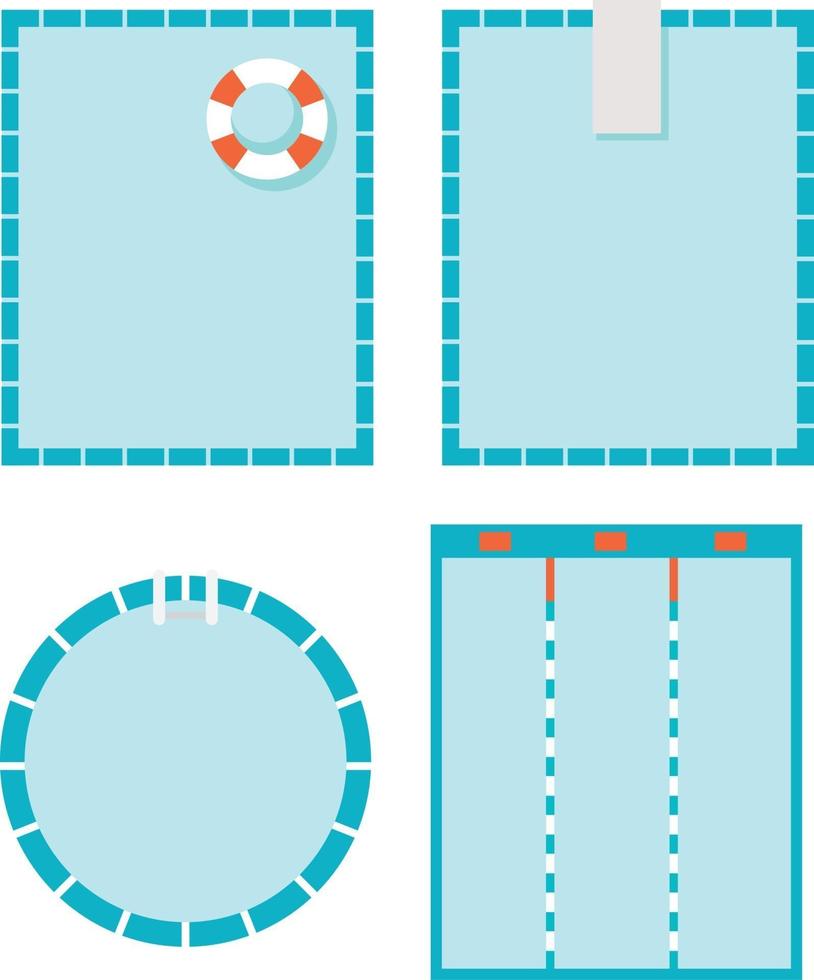 vector de piscina