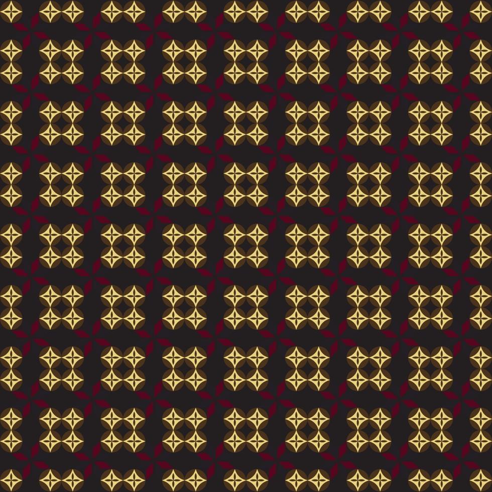 Indonesian batik motifs with very distinctive patterns, Vector