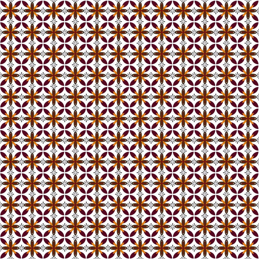 Indonesian batik motifs with very distinctive patterns, Vector