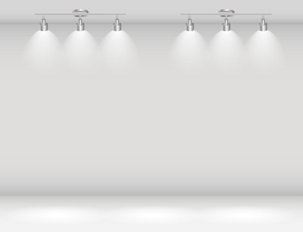 Empty Wall for Your Text and Images, Vector Illustration