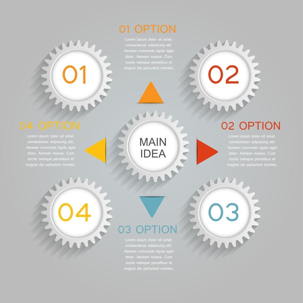 Infographic business template vector illustration