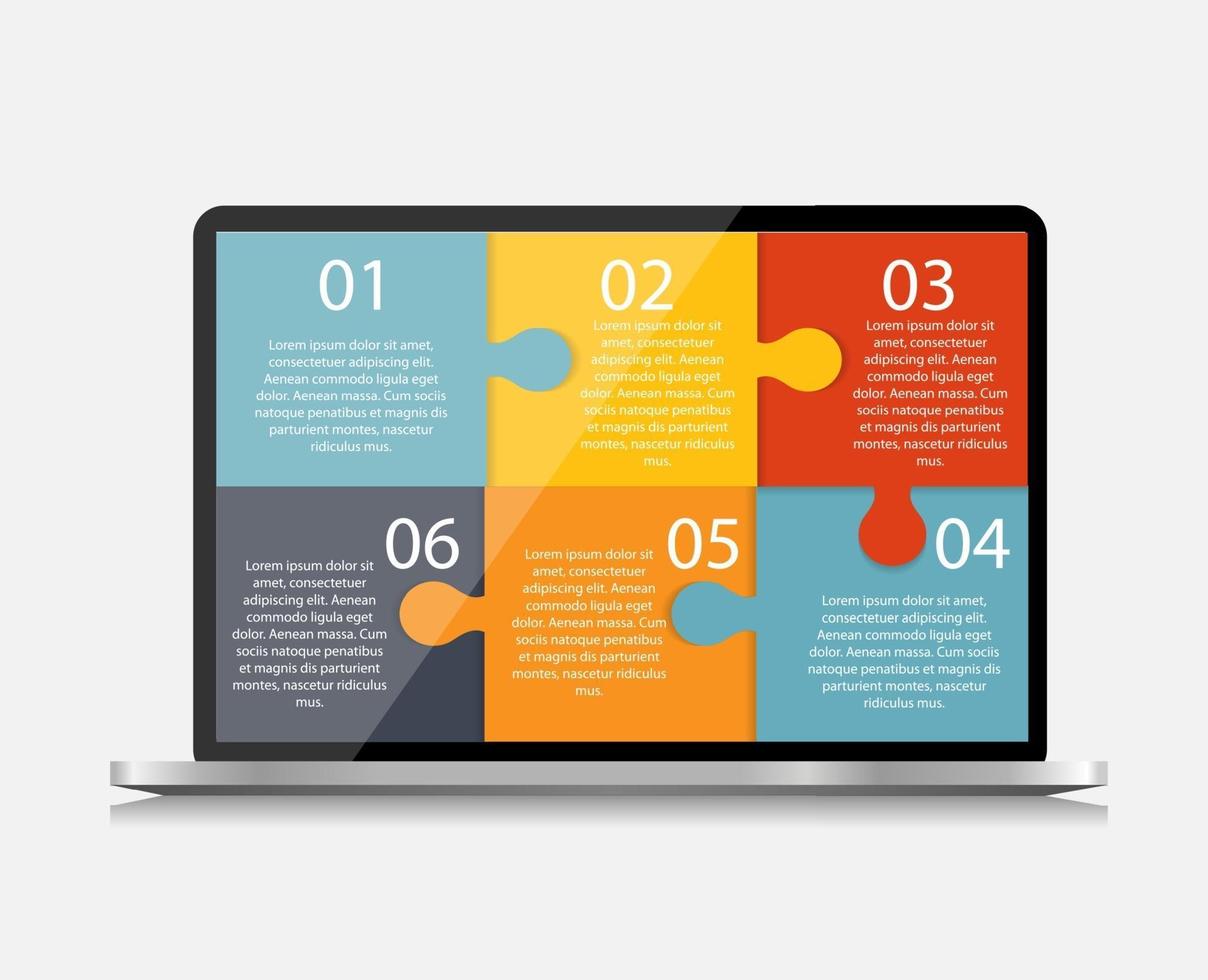 Infographic business template vector illustration