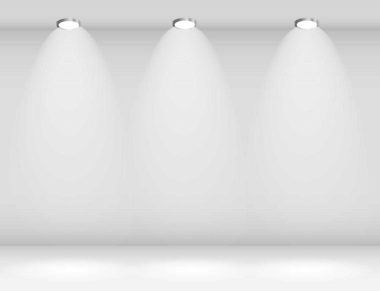 Empty Wall for Your Text and Images, Vector Illustration