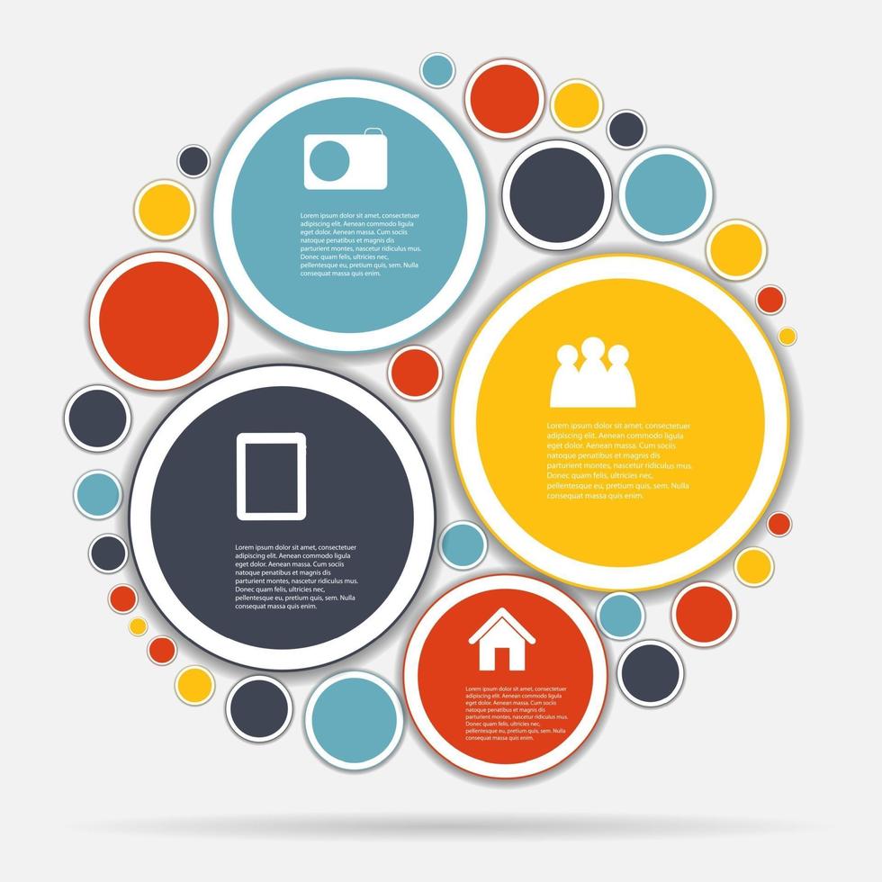 Infographic business template vector illustration