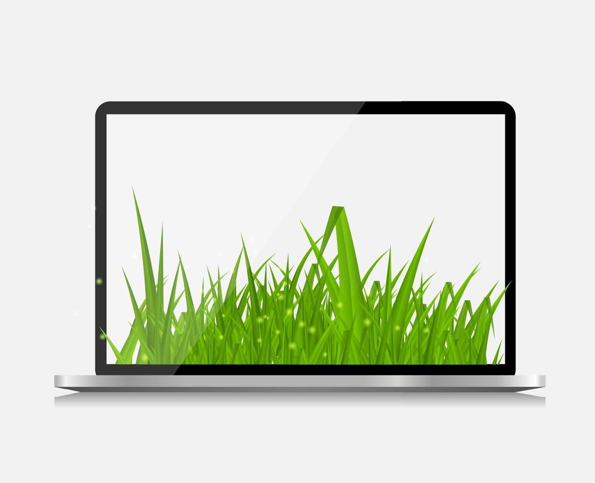 Laptop Computer Vector Illustration