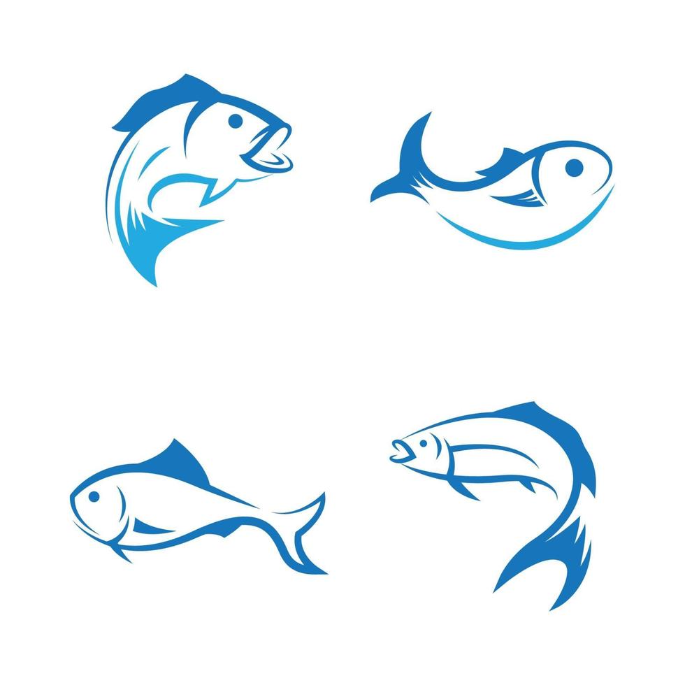 Fish logo images illustration vector