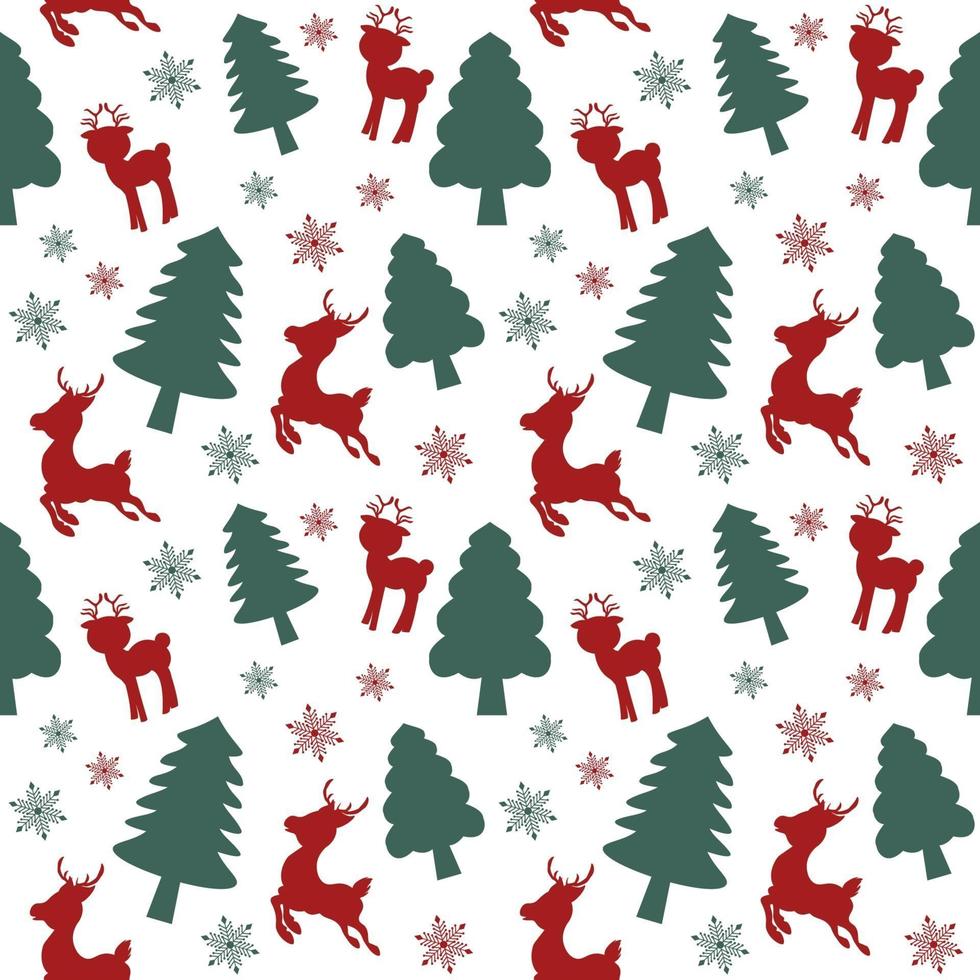 Fondo de Navidad de patrones sin fisuras para la página de destino o papel tapiz vector