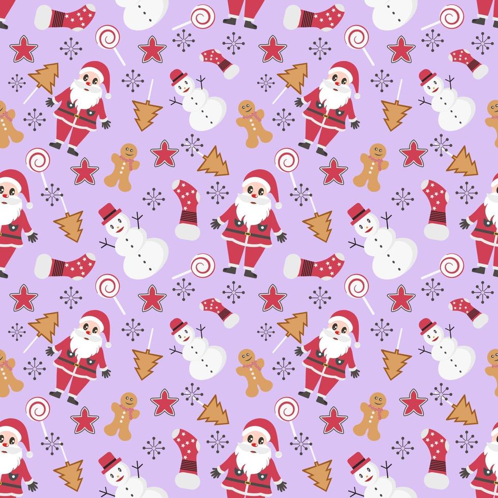 Fondo de Navidad de patrones sin fisuras para la página de destino o papel tapiz vector