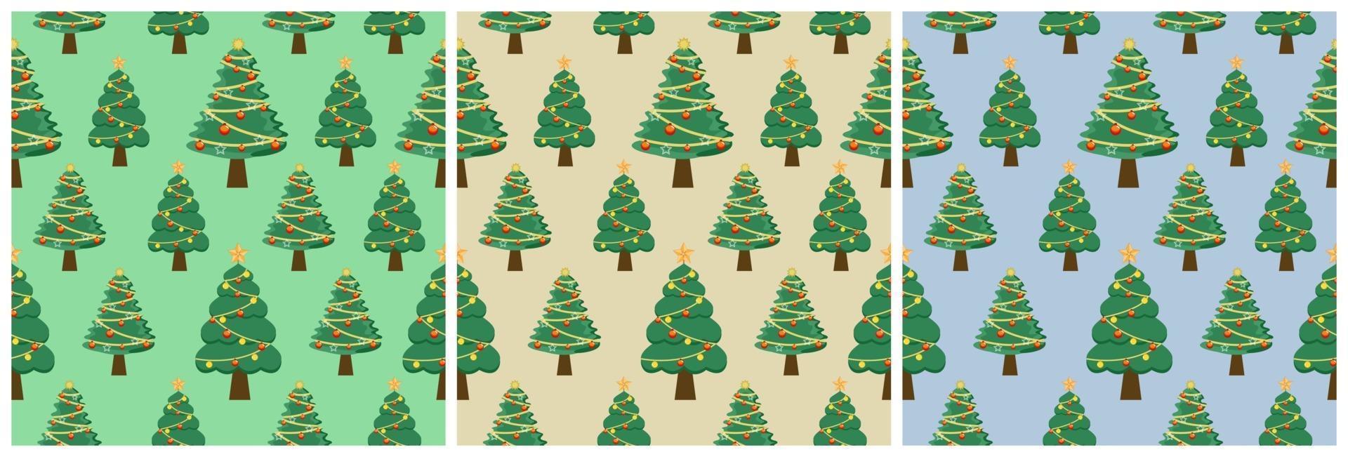 Christmas Background Seamless Pattern For Landing Page or Wallpaper vector