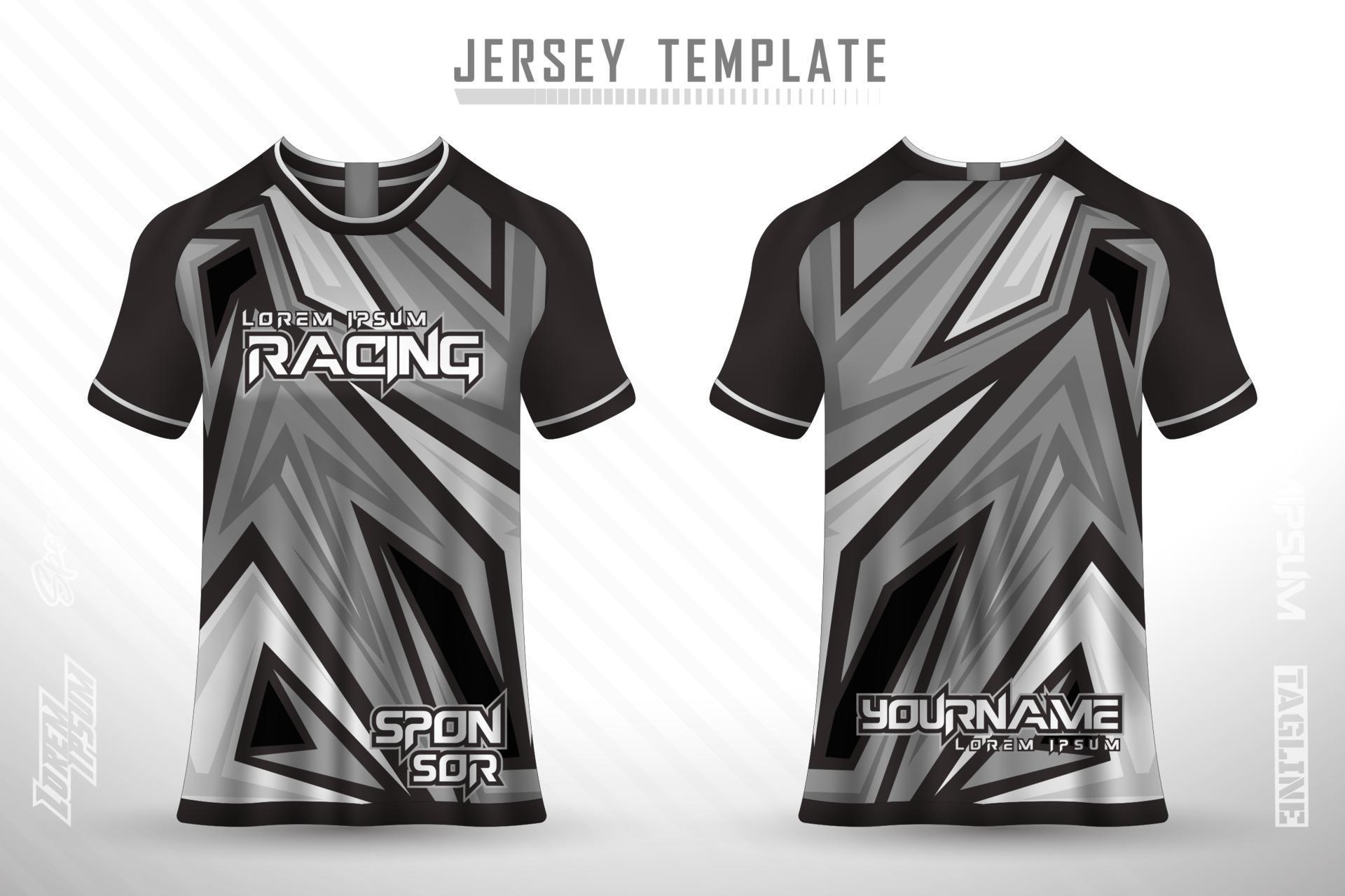 Sports jersey and t-shirt template sports jersey design vector mockup ...