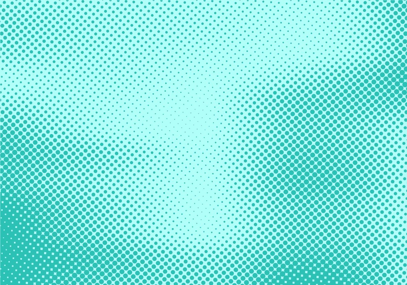 Abstract dots stripe halftone effect on green turquoise background vector