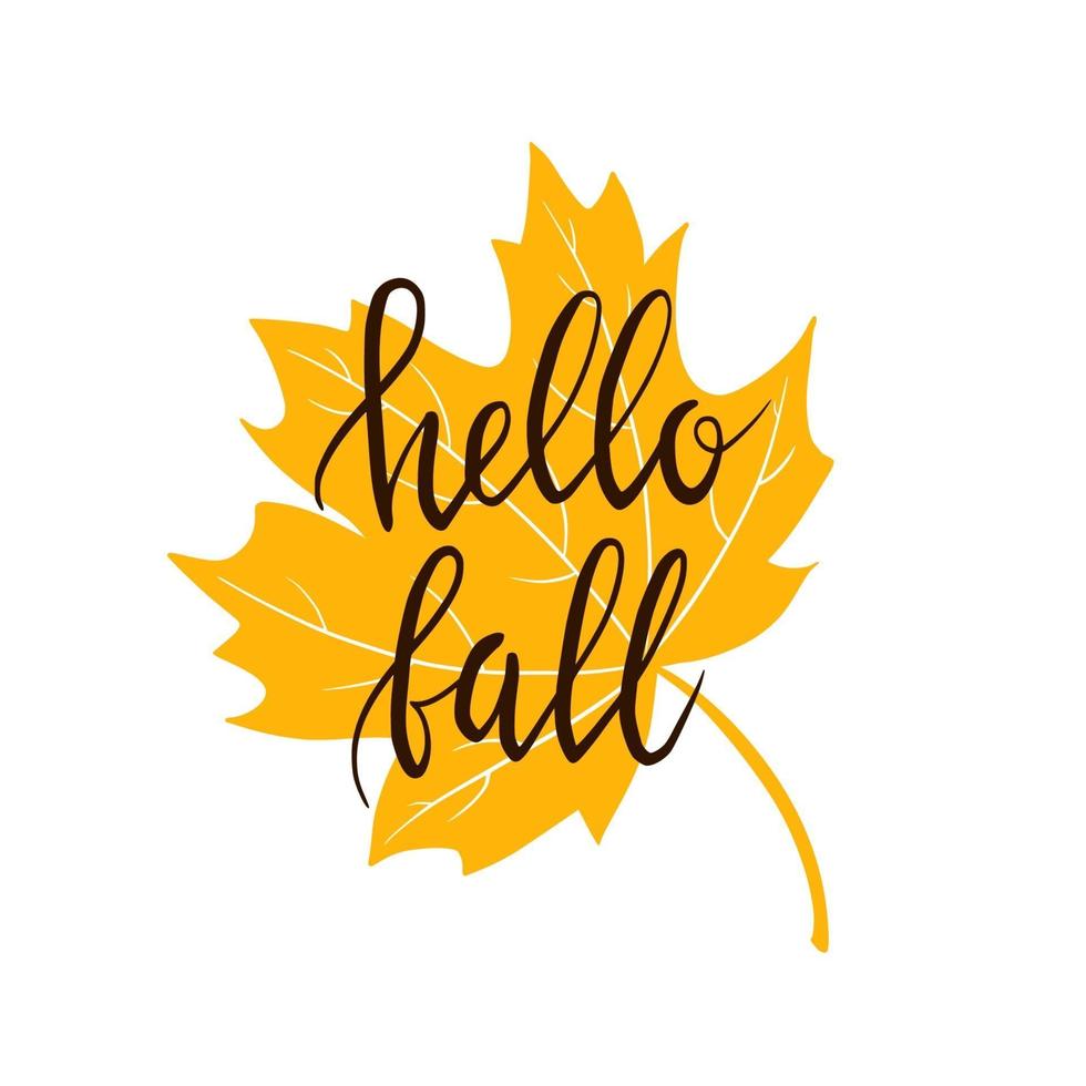 Autumn greeting card vector