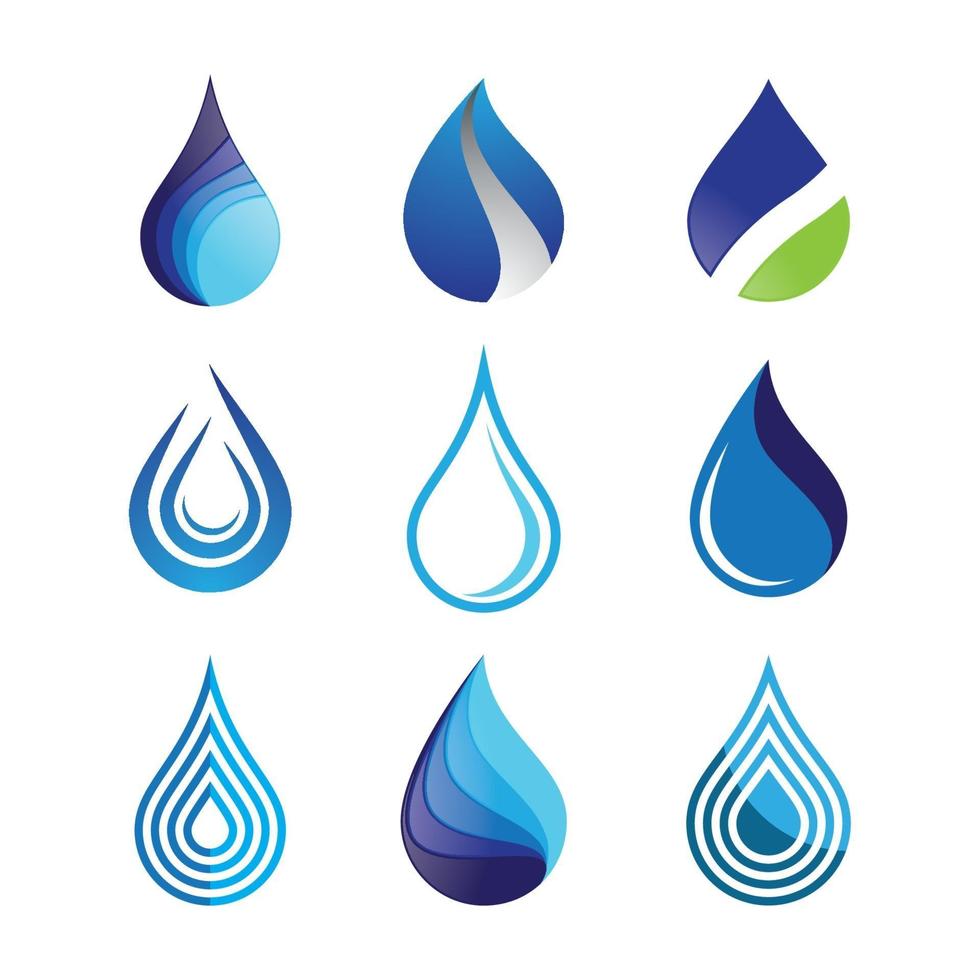 Water drop logo images 3207198 Vector Art at Vecteezy