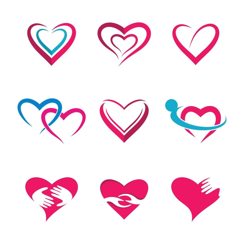 Love logo images vector