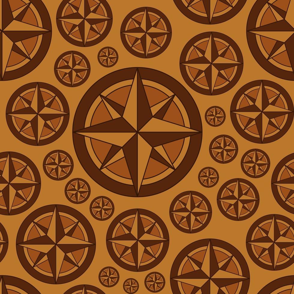 Compass Seamless Pattern vector